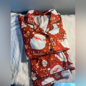 Festive Red Santa women’s Pajamas